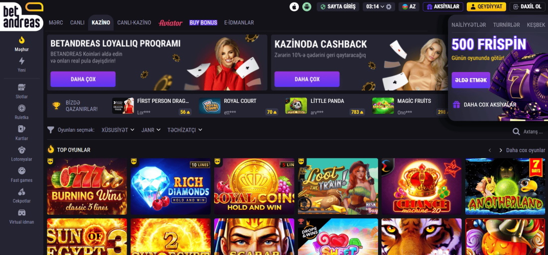 bank köçürməsi kazino bonusları