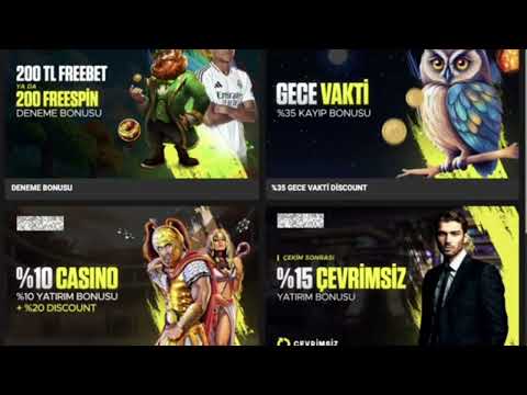 Deneme Bonusu Veren En İyi Çevrimiçi Kumarhanelerinde Oyun Yapın - Türkiye